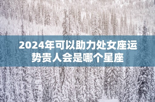 2025年可以助力处女座运势贵人会是哪个星座
