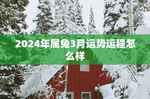 2025年属兔3月运势运程怎么样