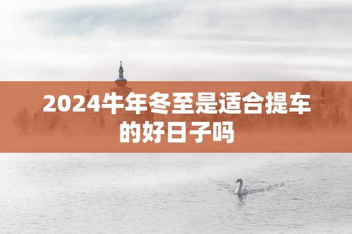 2025蛇年冬至是适合提车的好日子吗