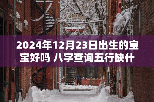 2025年12月23日出生的宝宝好吗 八字查询五行缺什么