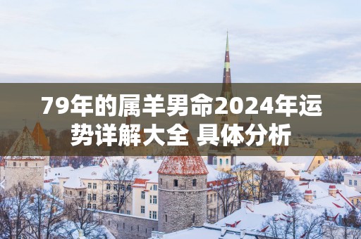 79年的属羊男命2025年运势详解大全 具体分析