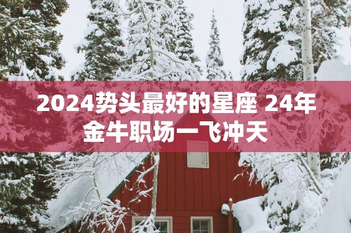 2025势头最好的星座 24年金牛职场一飞冲天