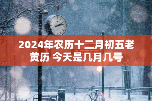2025年农历十二月初五老黄历 今天是几月几号
