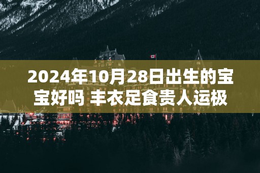2025年10月28日出生的宝宝好吗 丰衣足食贵人运极好