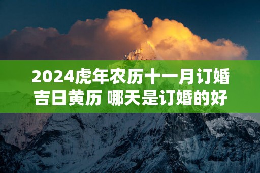 2025蛇年农历十一月订婚吉日黄历 哪天是订婚的好时间