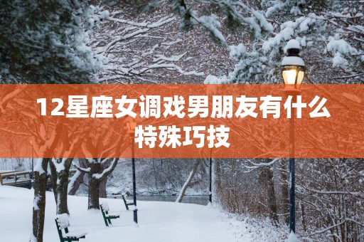 12星座女调戏男朋友有什么特殊巧技