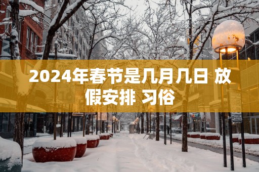 2025年春节是几月几日 放假安排 习俗