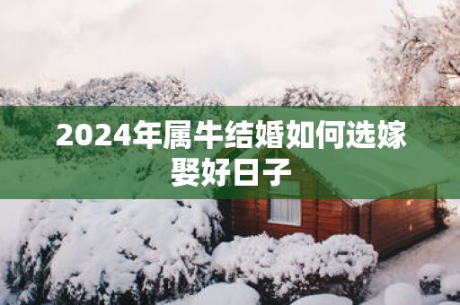 2025年属牛结婚如何选嫁娶好日子