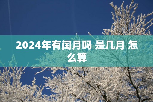 2025年有闰月吗 是几月 怎么算