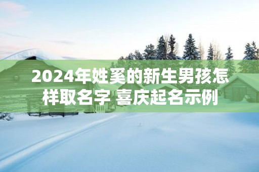 2025年姓奚的新生男孩怎样取名字 喜庆起名示例