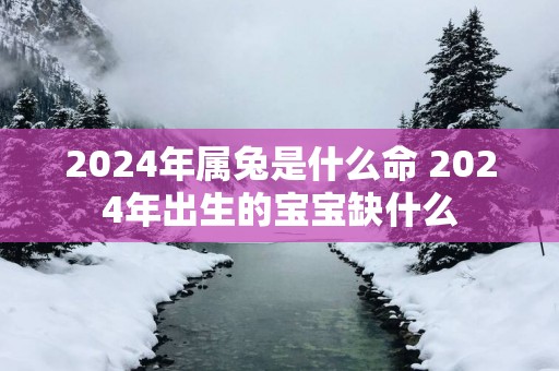 2025年属兔是什么命 2025年出生的宝宝缺什么