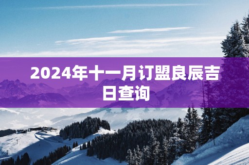 2025年十一月订盟良辰吉日查询