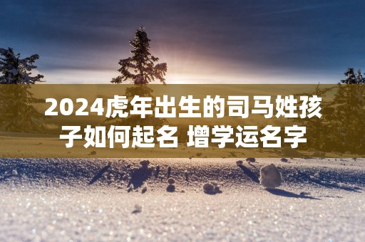 2025蛇年出生的司马姓孩子如何起名 增学运名字