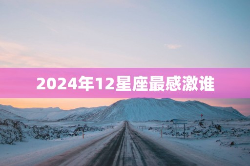 2025年12星座最感激谁