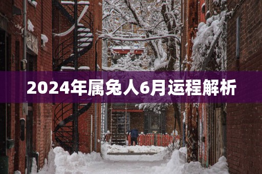 2025年属兔人6月运程解析