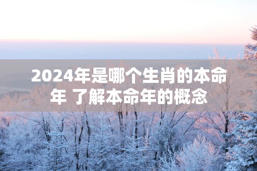 2025年是哪个生肖的本命年 了解本命年的概念