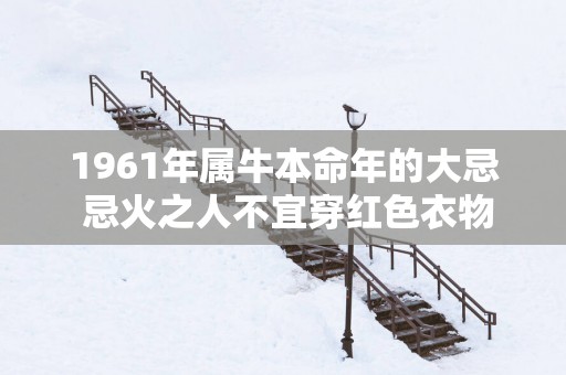 1961年属牛本命年的大忌 忌火之人不宜穿红色衣物