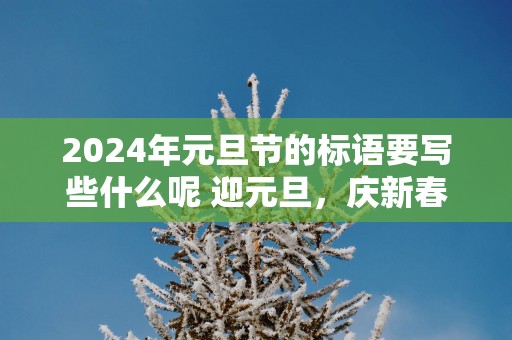 2025年元旦节的标语要写些什么呢 迎元旦，庆新春