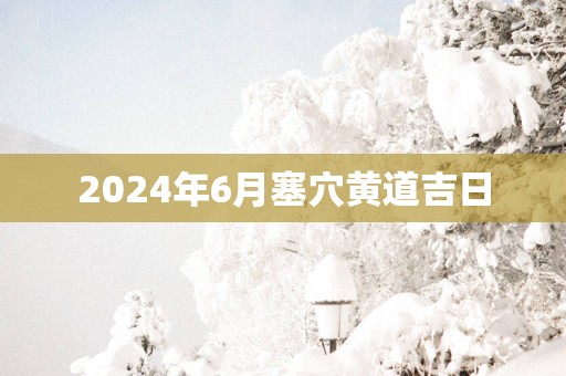 2025年6月塞穴黄道吉日