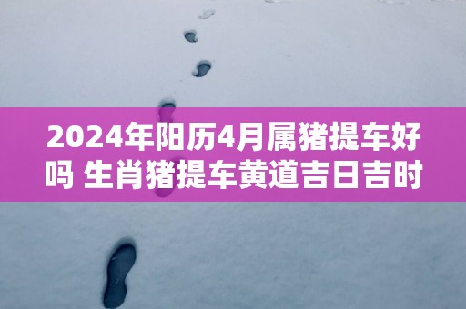 2025年阳历4月属猪提车好吗 生肖猪提车黄道吉日吉时