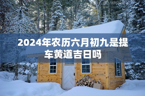 2025年农历六月初九是提车黄道吉日吗