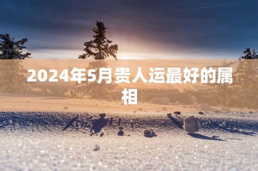 2025年5月贵人运最好的属相
