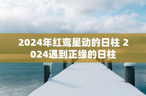 2025年红鸾星动的日柱 2025遇到正缘的日柱