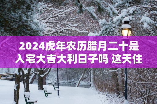 2025蛇年农历腊月二十是入宅大吉大利日子吗 这天住新房会顺利吗