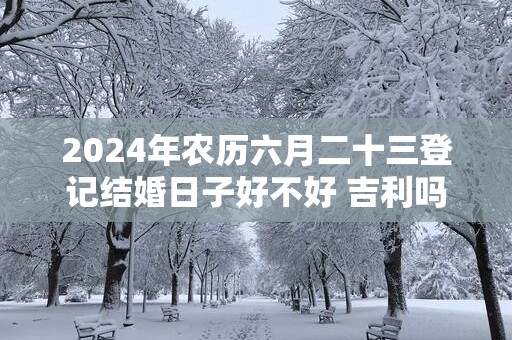 2025年农历六月二十三登记结婚日子好不好 吉利吗