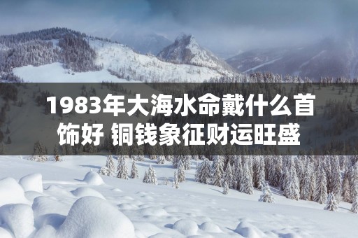 1983年大海水命戴什么首饰好 铜钱象征财运旺盛