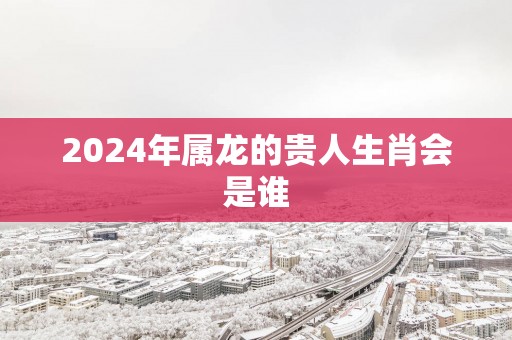 2025年属龙的贵人生肖会是谁