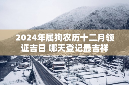 2025年属狗农历十二月领证吉日 哪天登记最吉祥