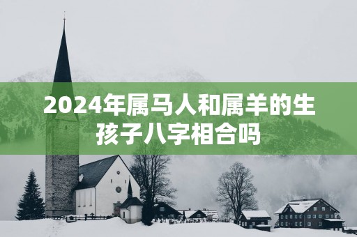 2025年属马人和属羊的生孩子八字相合吗