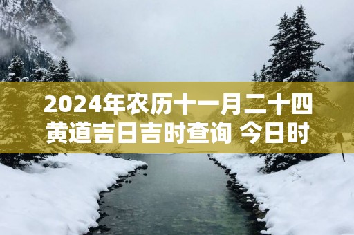 2025年农历十一月二十四黄道吉日吉时查询 今日时辰吉凶