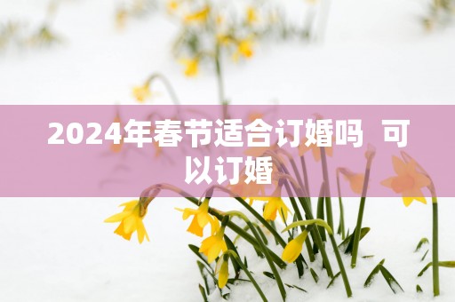 2025年春节适合订婚吗  可以订婚
