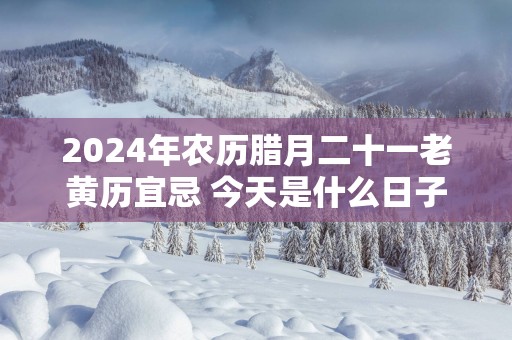 2025年农历腊月二十一老黄历宜忌 今天是什么日子