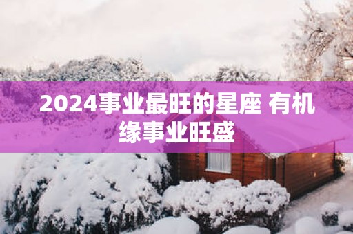 2025事业最旺的星座 有机缘事业旺盛