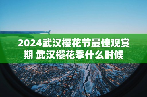 2025武汉樱花节最佳观赏期 武汉樱花季什么时候