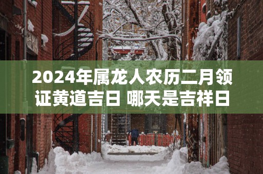 2025年属龙人农历二月领证黄道吉日 哪天是吉祥日
