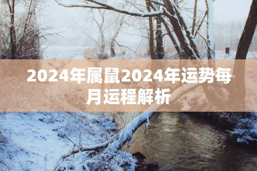 2025年属鼠2025年运势每月运程解析