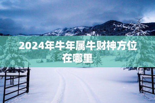2025年蛇年属牛财神方位在哪里