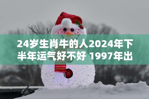 24岁生肖牛的人2025年下半年运气好不好 1997年出生的怎么样