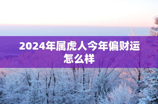 2025年属虎人今年偏财运怎么样