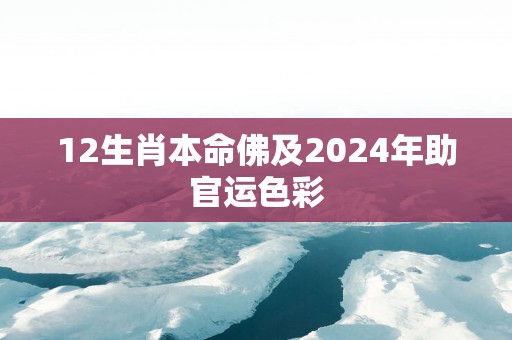 12生肖本命佛及2025年助官运色彩
