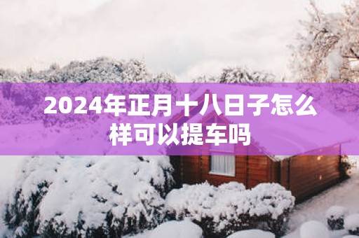 2025年正月十八日子怎么样可以提车吗