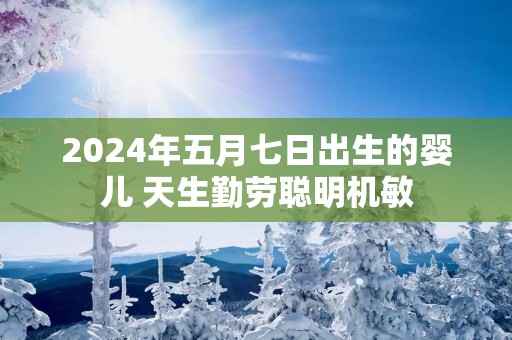 2025年五月七日出生的婴儿 天生勤劳聪明机敏