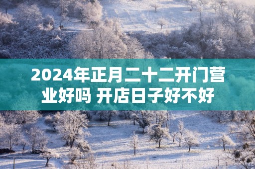 2025年正月二十二开门营业好吗 开店日子好不好