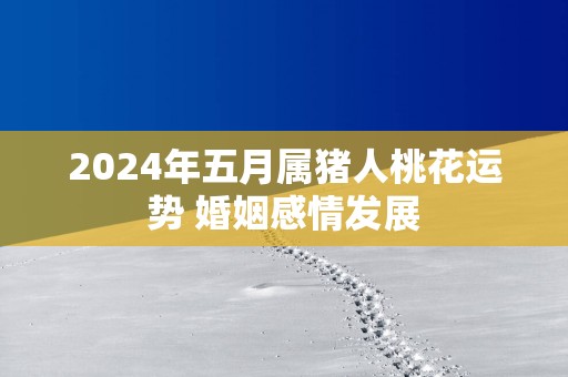 2025年五月属猪人桃花运势 婚姻感情发展