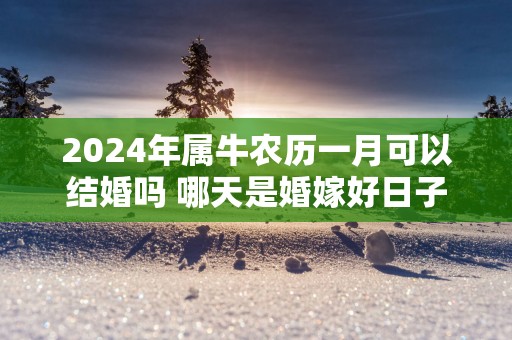 2025年属牛农历一月可以结婚吗 哪天是婚嫁好日子