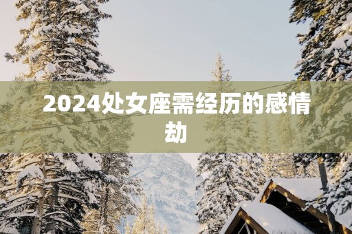 2025处女座需经历的感情劫